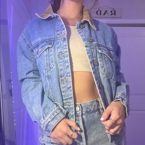 Pacsun Corduroy Collared Denim Jacket